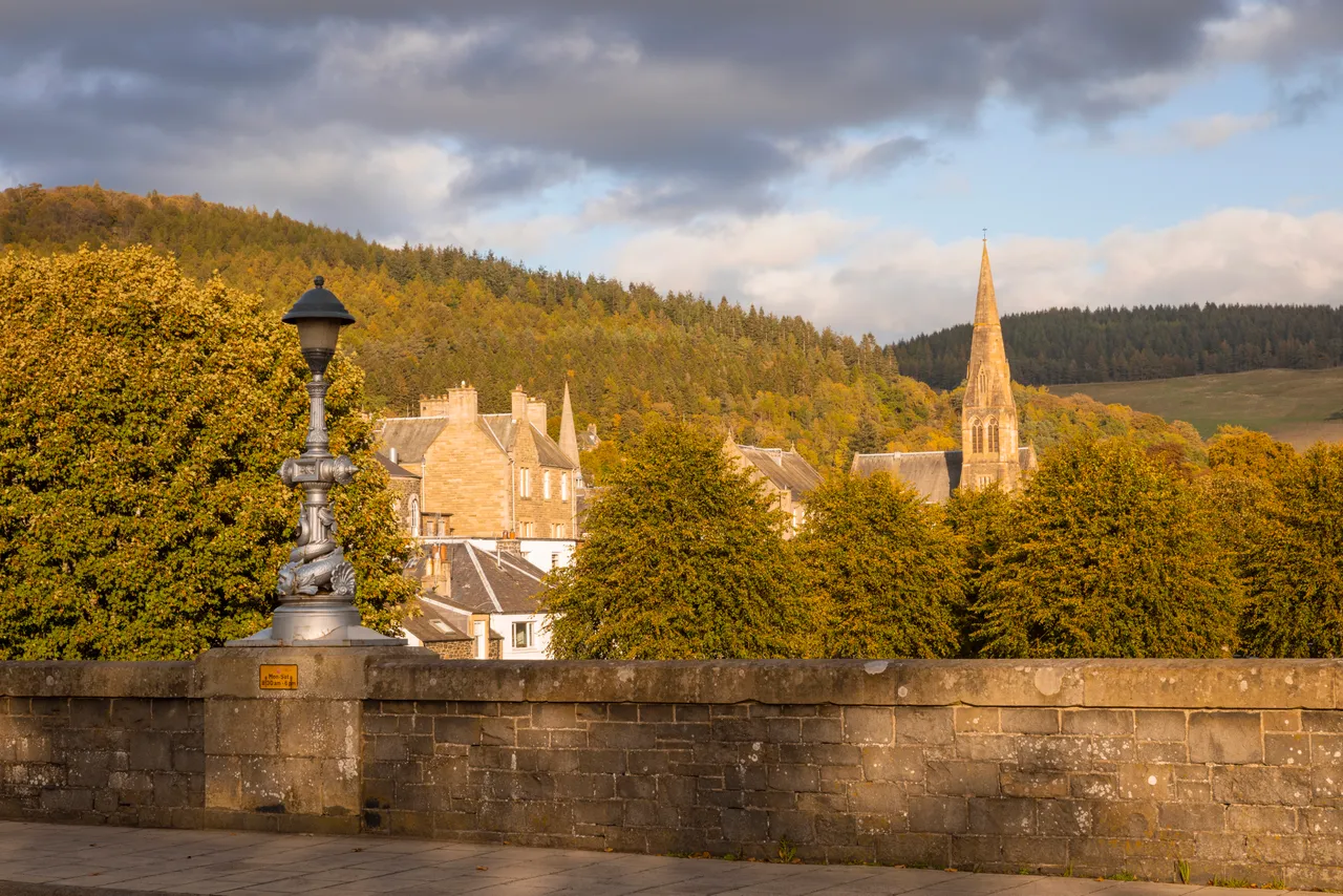 Peebles and River Tweed