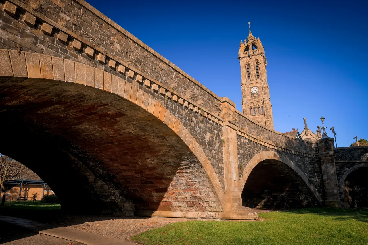 Tweed Bridge & Peebles Old Parish Church