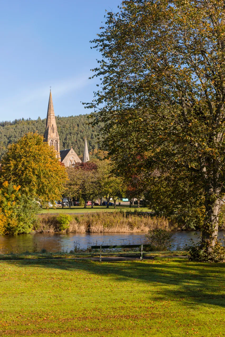 Peebles and River Tweed