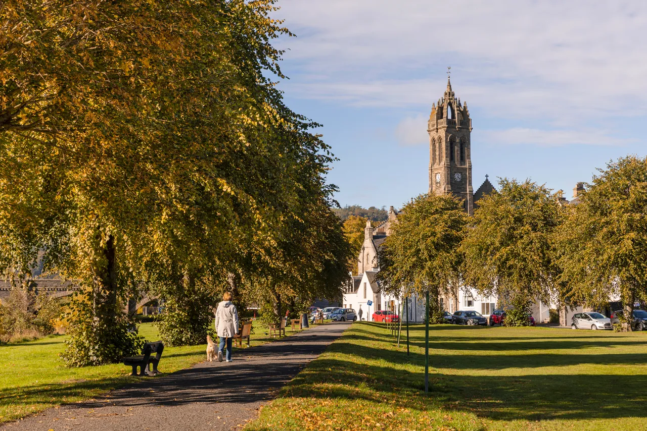 Peebles and River Tweed