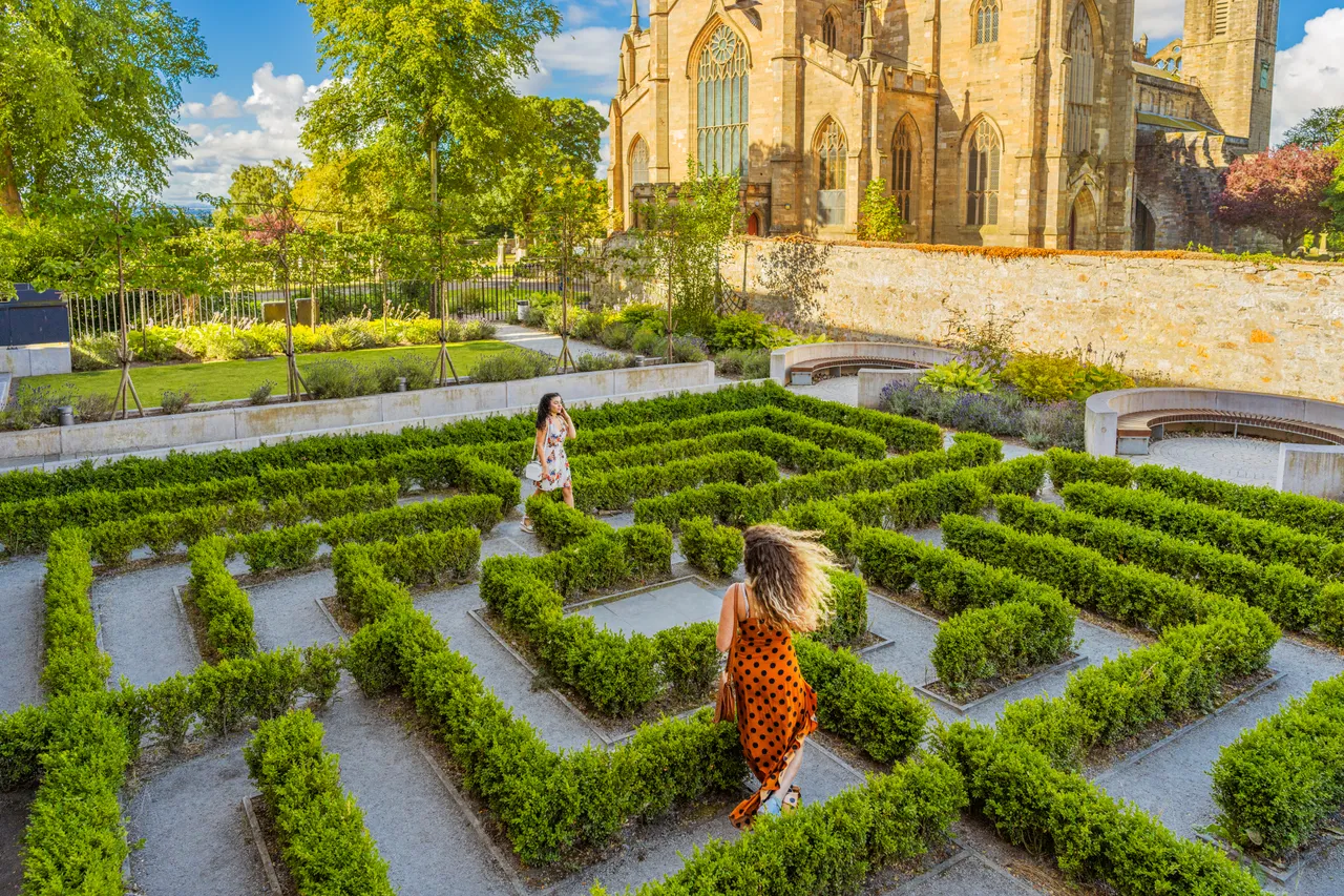Dunfermline Abbey (view from Carnegie Library)