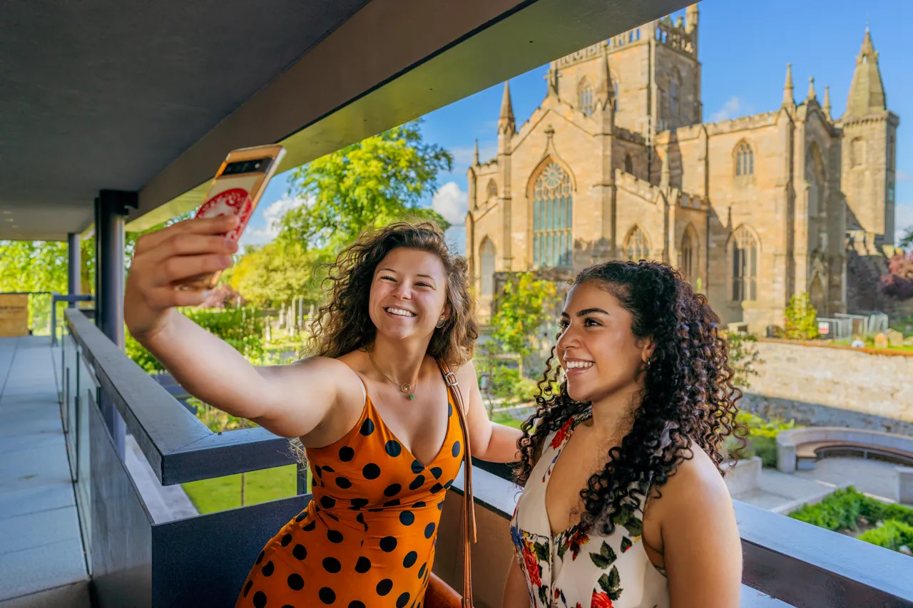 Dunfermline Abbey (view from Carnegie Library)