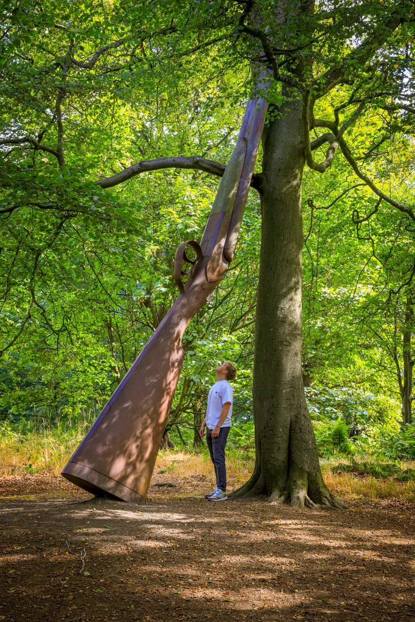 Jupiter Artland, Landscape with Gun and Tree