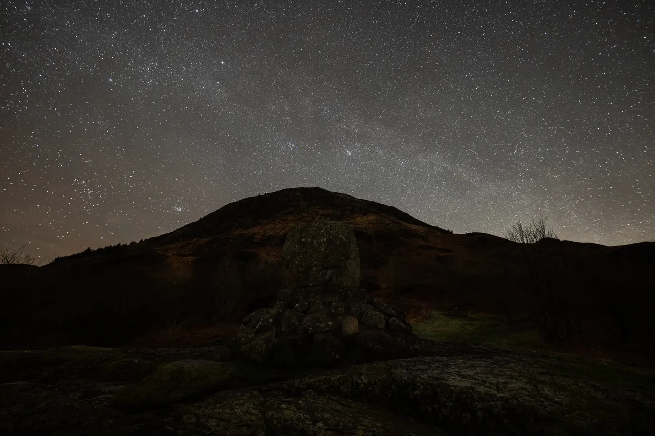 Bruce's Stone and the Milky Way