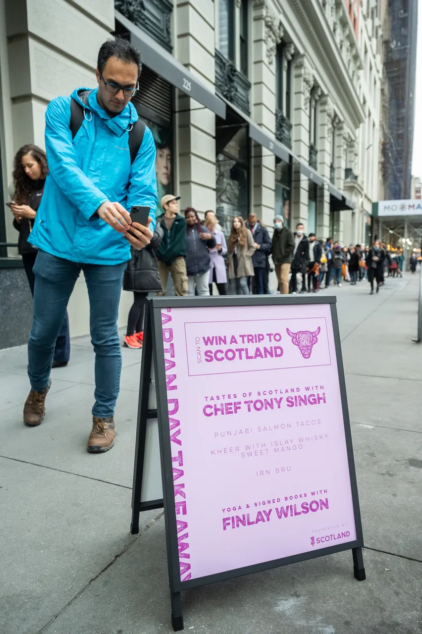 Tartan Day Takeaway event in New York as part of Tartan Week.
