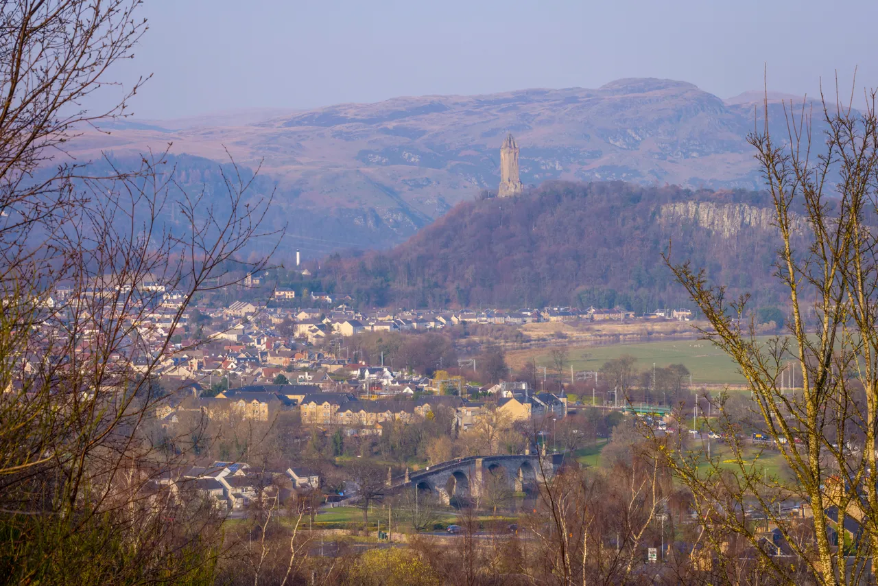 The National Wallace Monument and Old Stirling Bridge
