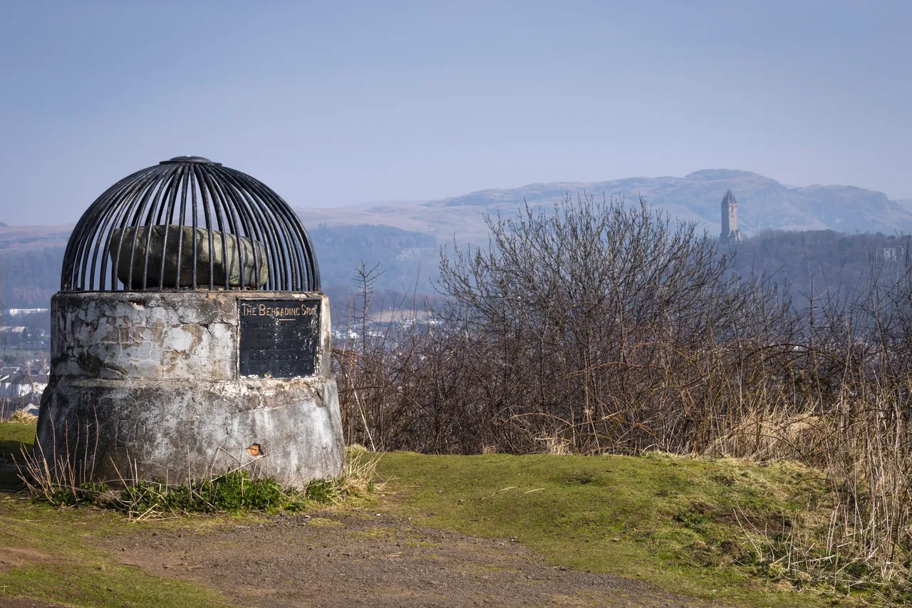 Beheading Stone on Mote Hill