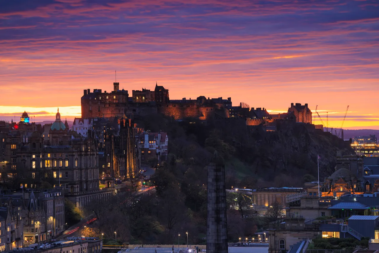 Edinburgh Castle (View from Calton Hill)