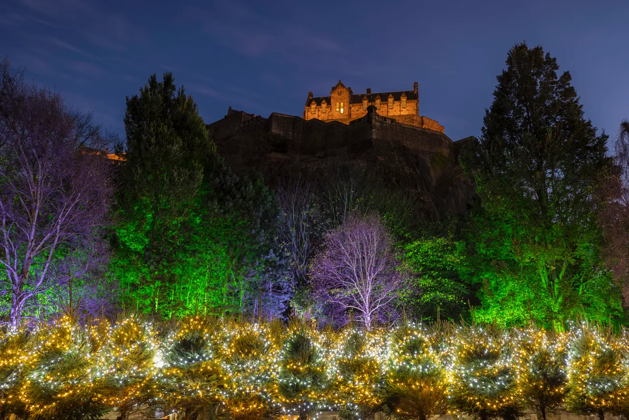 Edinburgh Castle – Castle of Light (Christmas)