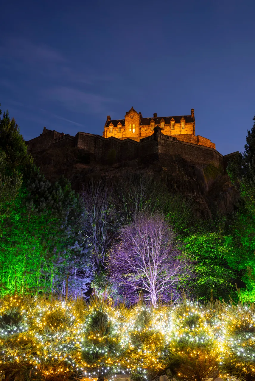 Edinburgh Castle – Castle of Light (Christmas)