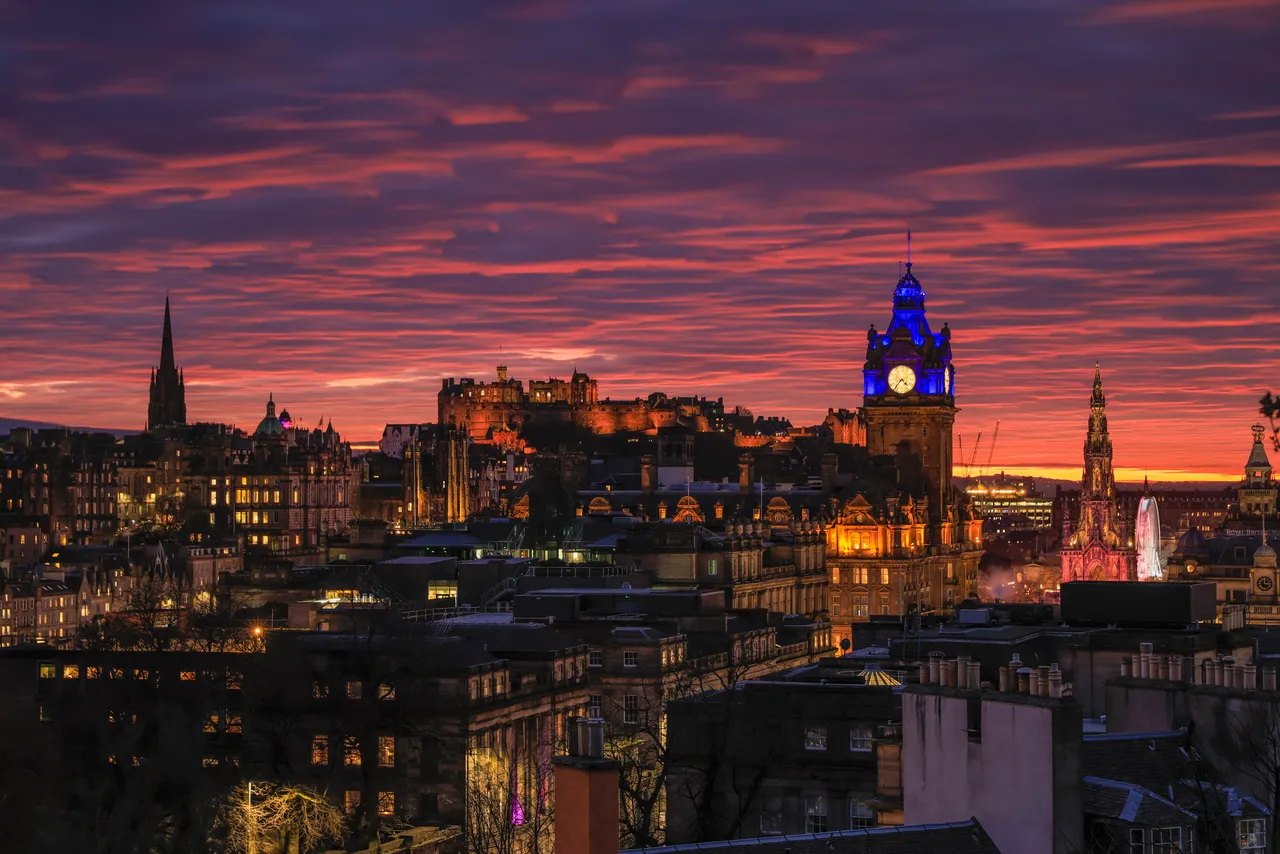 Edinburgh Castle (View from Calton Hill)