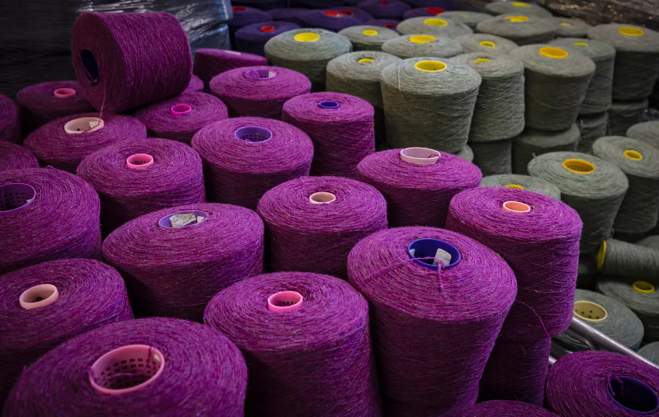 Yarn Cones, New Lanark Visitor Centre