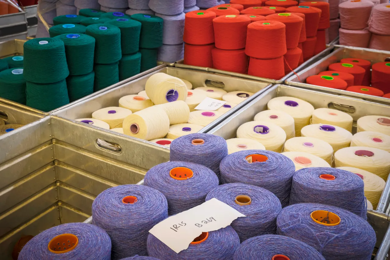 Yarn Cones, New Lanark Visitor Centre