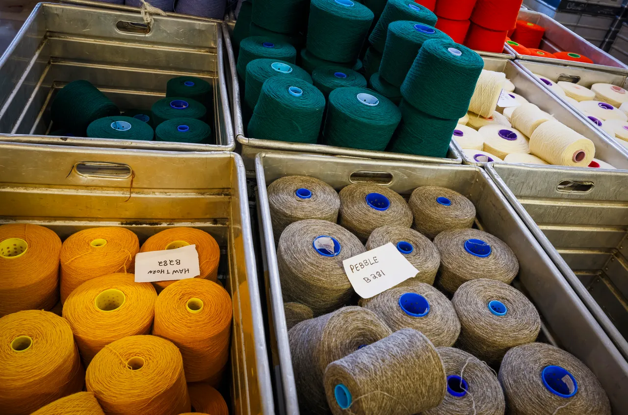 Yarn Cones, New Lanark Visitor Centre