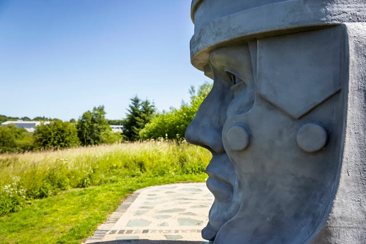 Silvanus Roman Head Sculpture