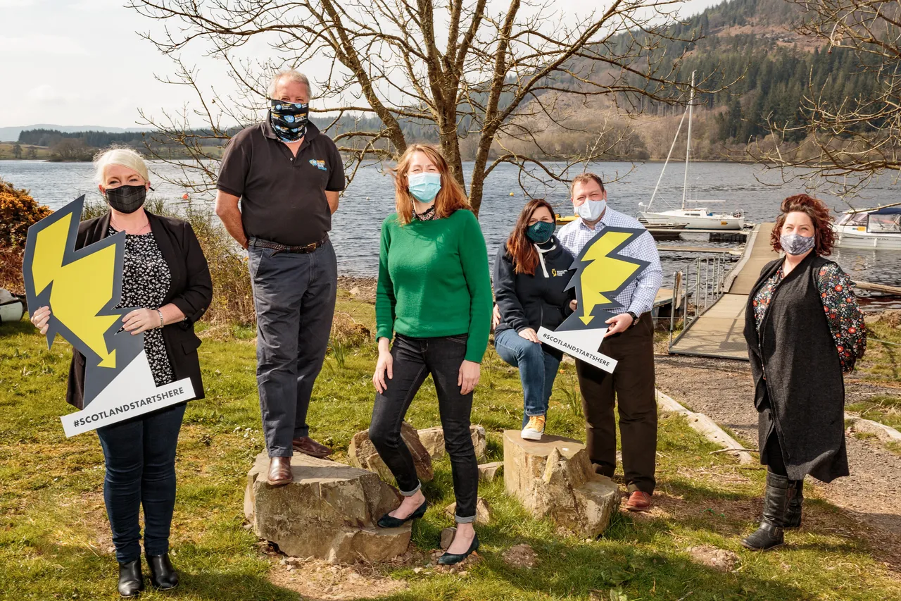 Tourism reopening event at the Galloway Activity Centre