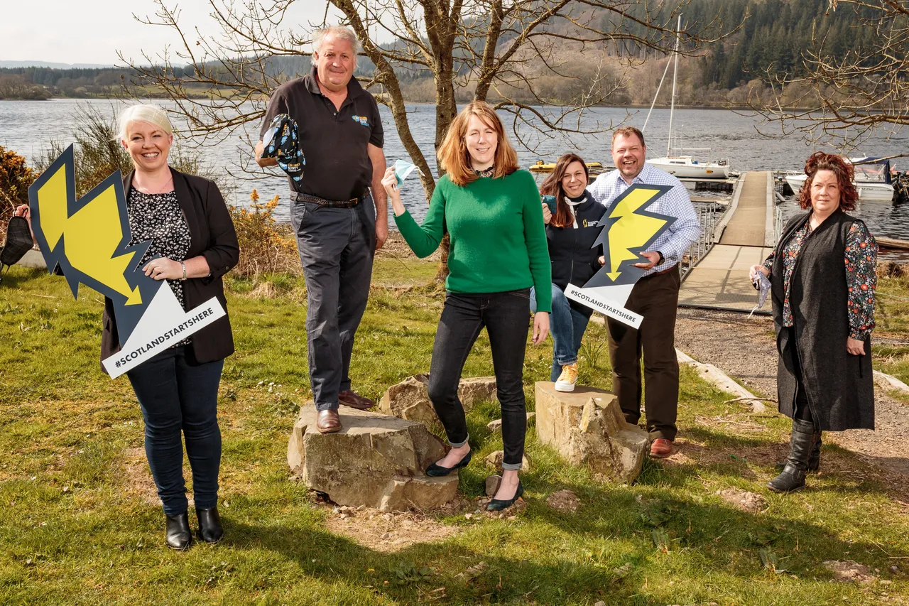 Tourism reopening event at the Galloway Activity Centre