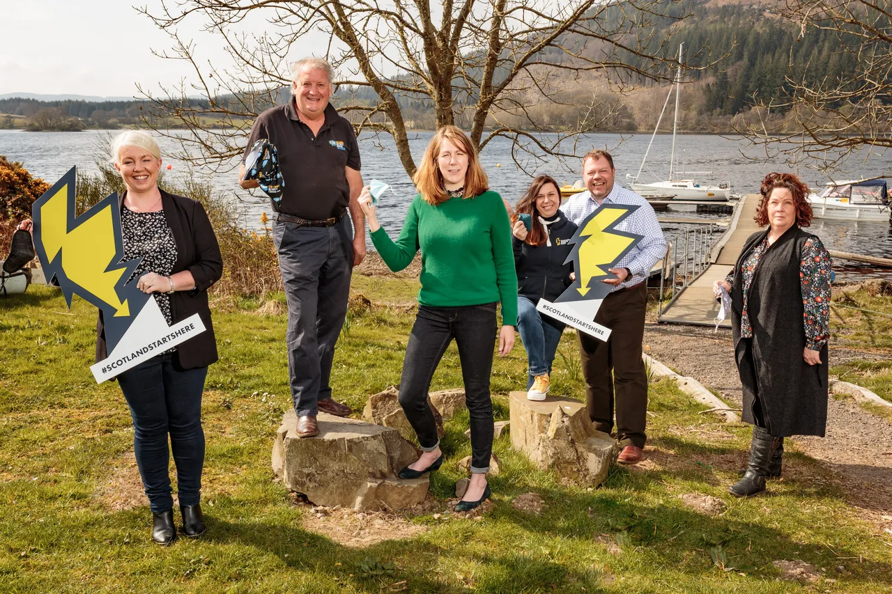Tourism reopening event at the Galloway Activity Centre