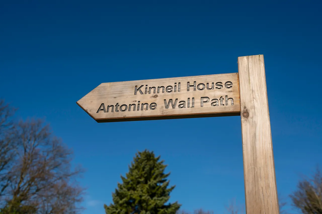 Kinneil House Signpost