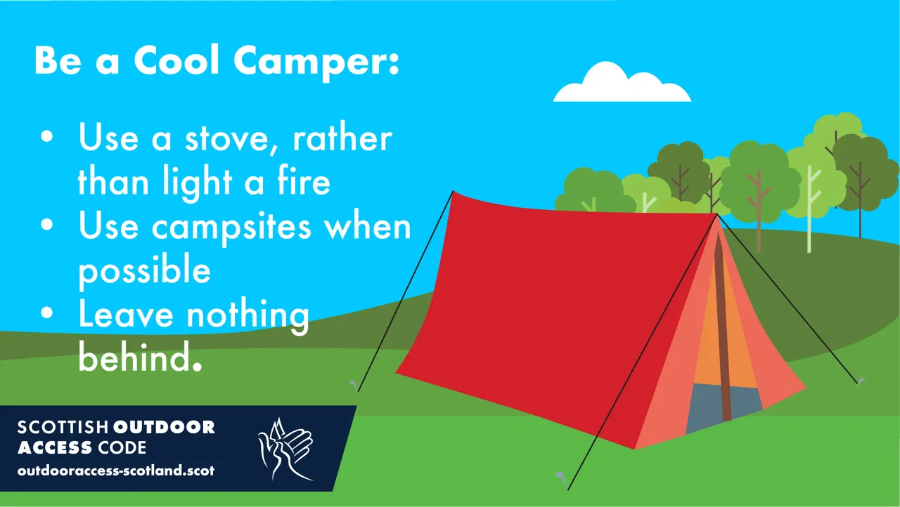 Scottish Outdoor Access Code: Be a cool camper