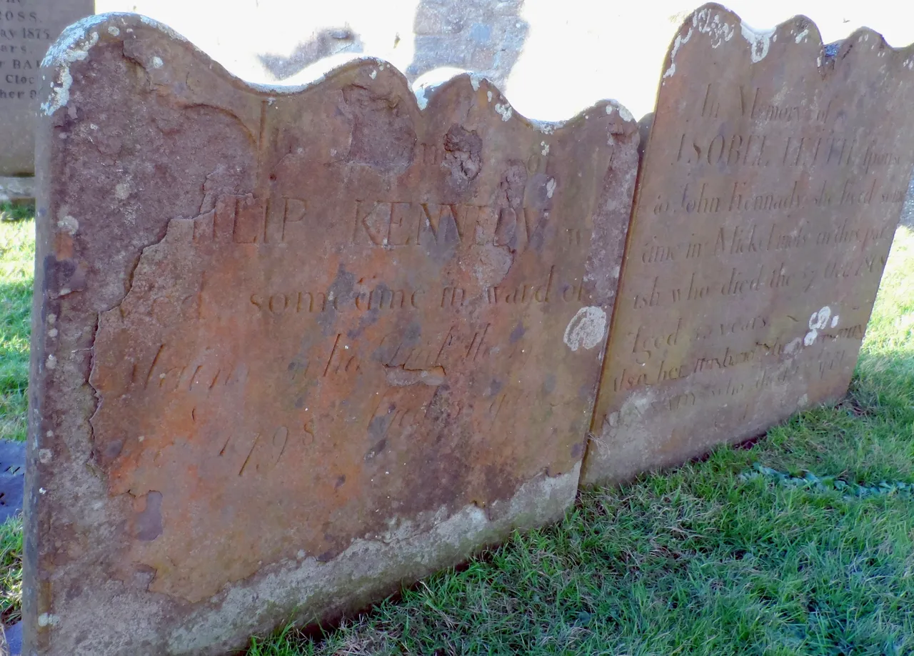 Philip Kennedy Gravestone, Slains Kirkyard