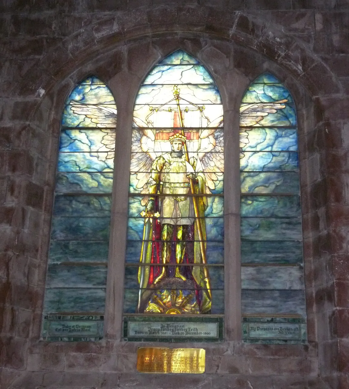 Tiffany Window, St Peter’s Church, Fyvie
