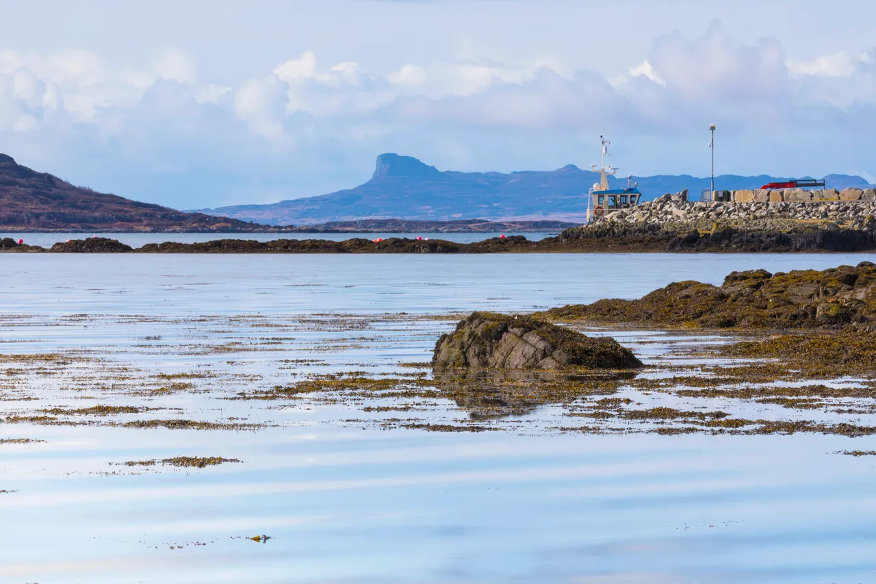 View from Arisaig to Isle of Eigg