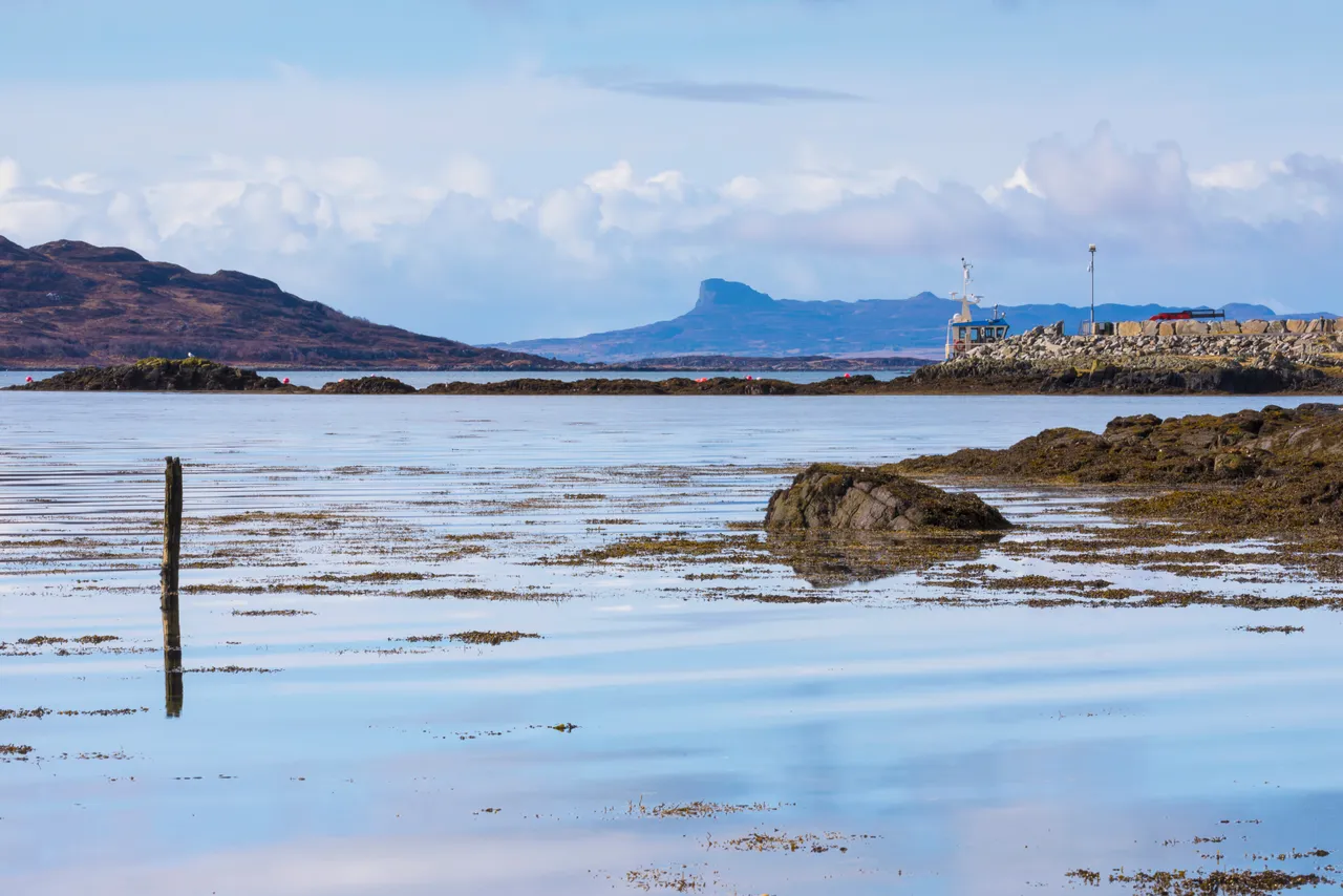 View from Arisaig to Isle of Eigg