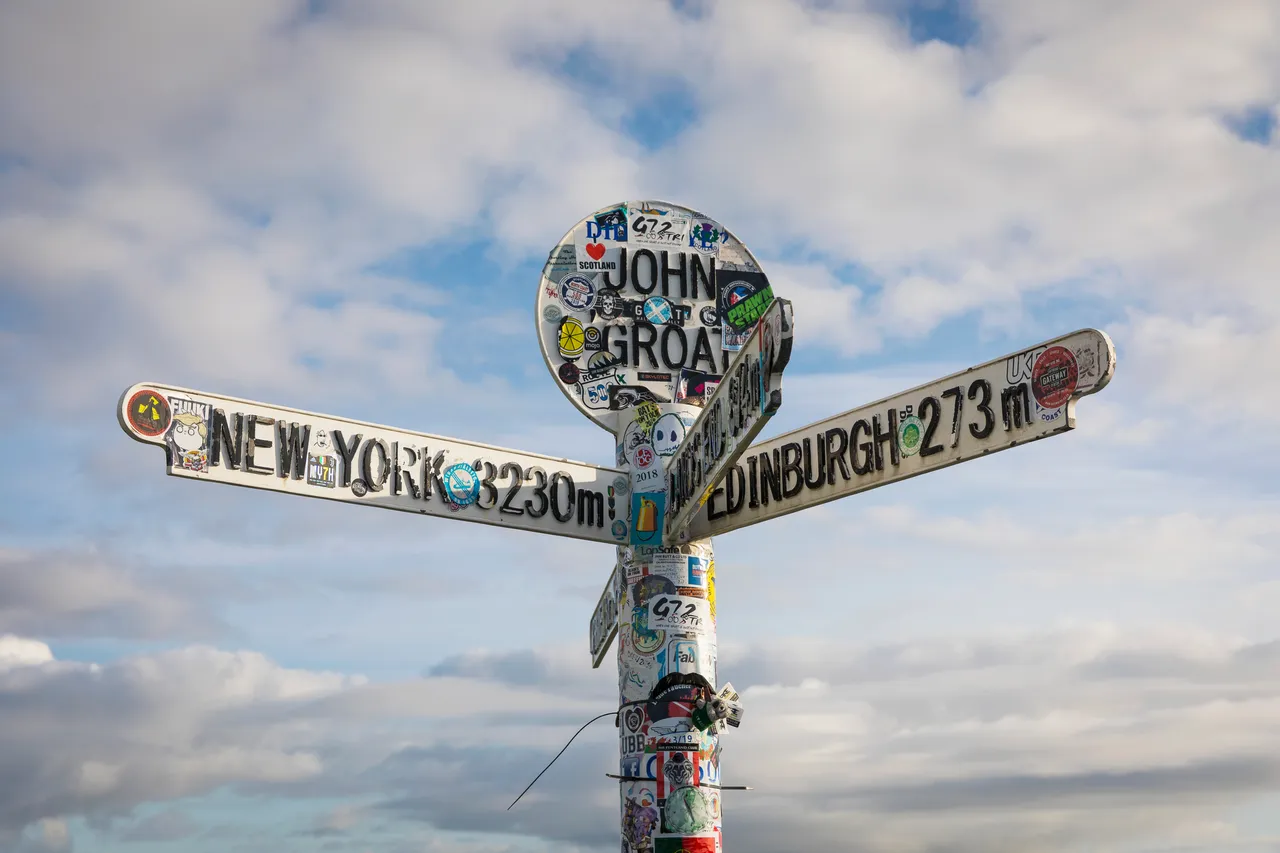 John o' Groats Signpost