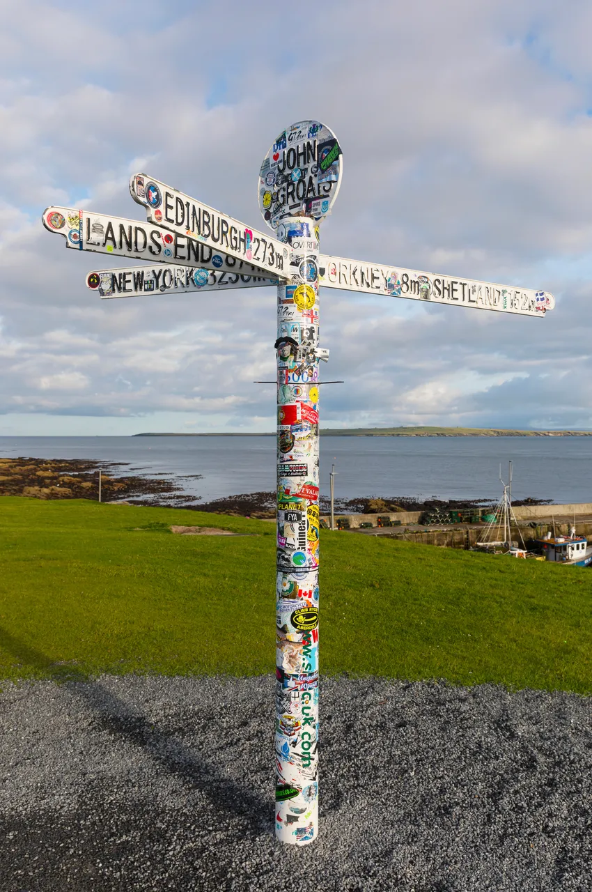 John o' Groats Signpost