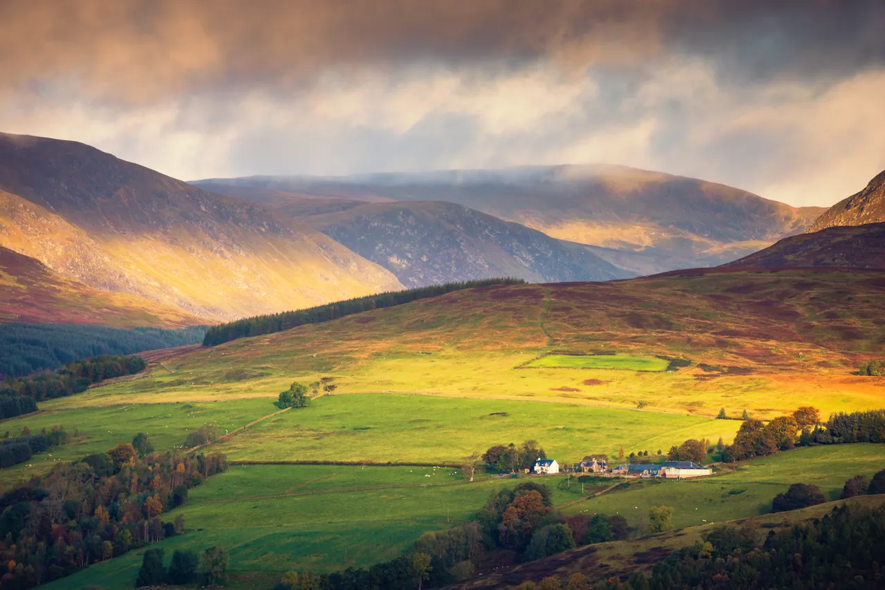 Glen Lednock and Glen Almond