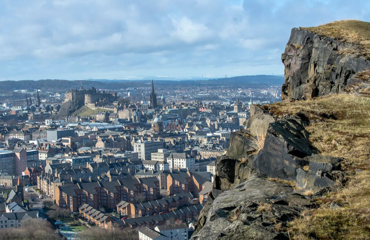Edinburgh  skyline (View from Salisbury Crags)