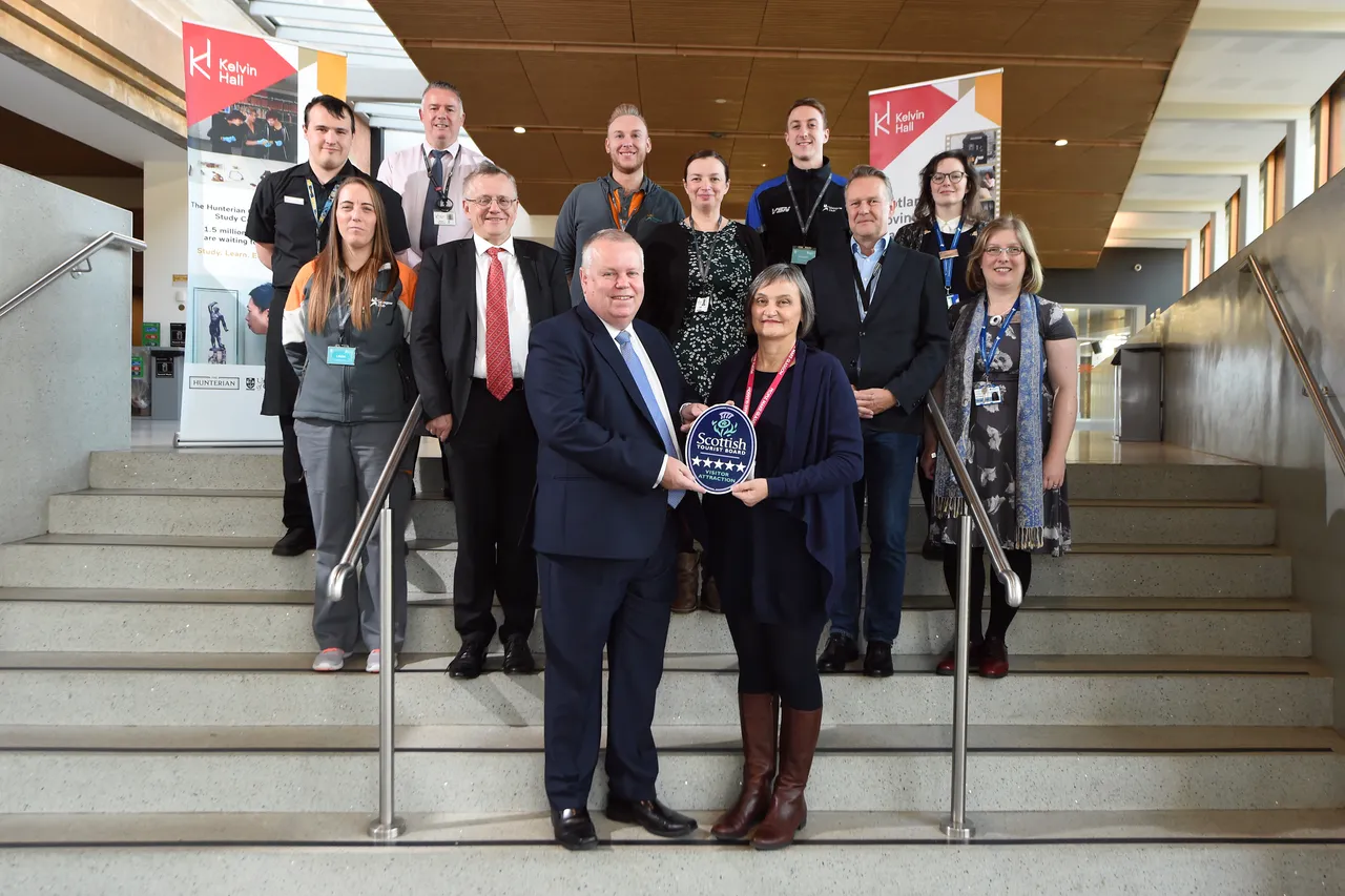 Kelvin Hall is awarded s 5-star tourism award