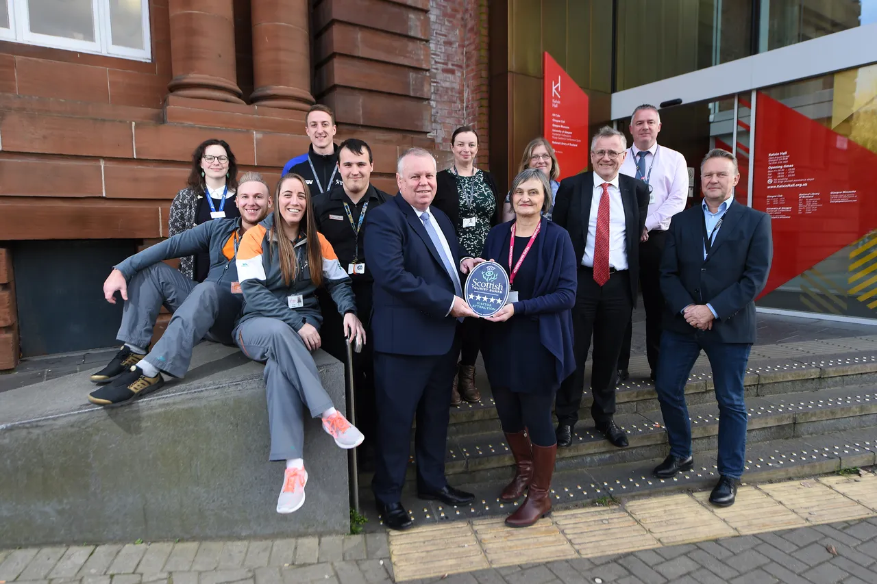Kelvin Hall is awarded s 5-star tourism award
