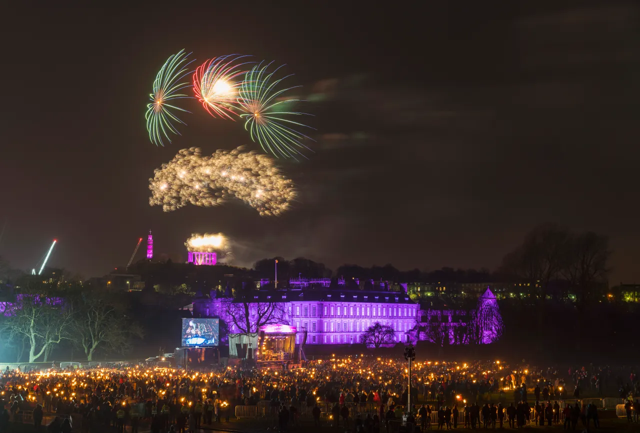Edinburgh Torchlight Procession