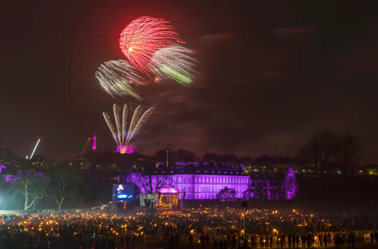Edinburgh Torchlight Procession