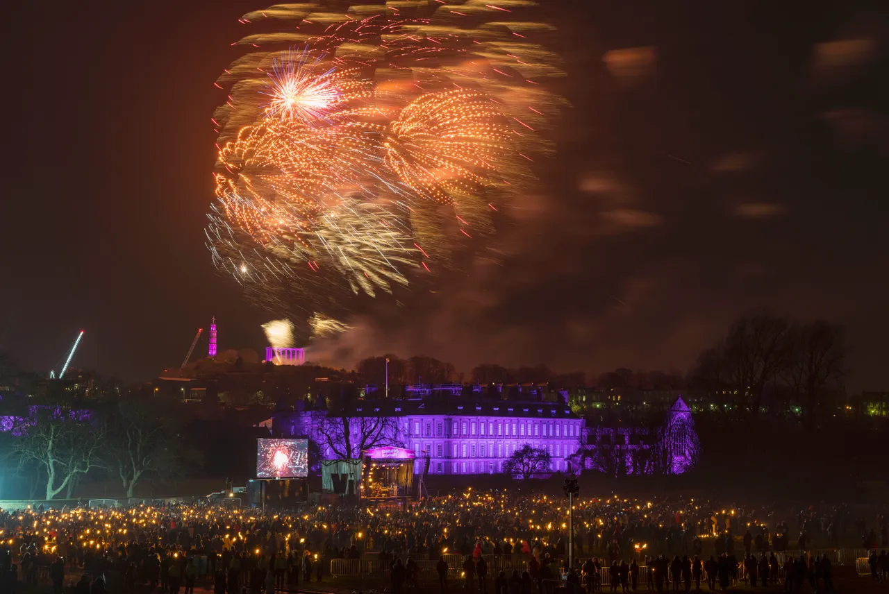 Edinburgh Torchlight Procession