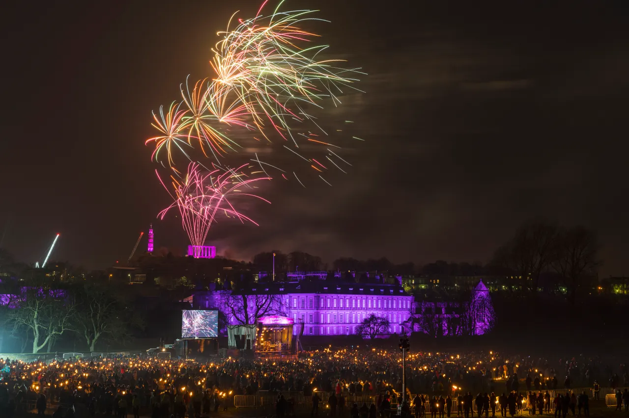 Edinburgh Torchlight Procession