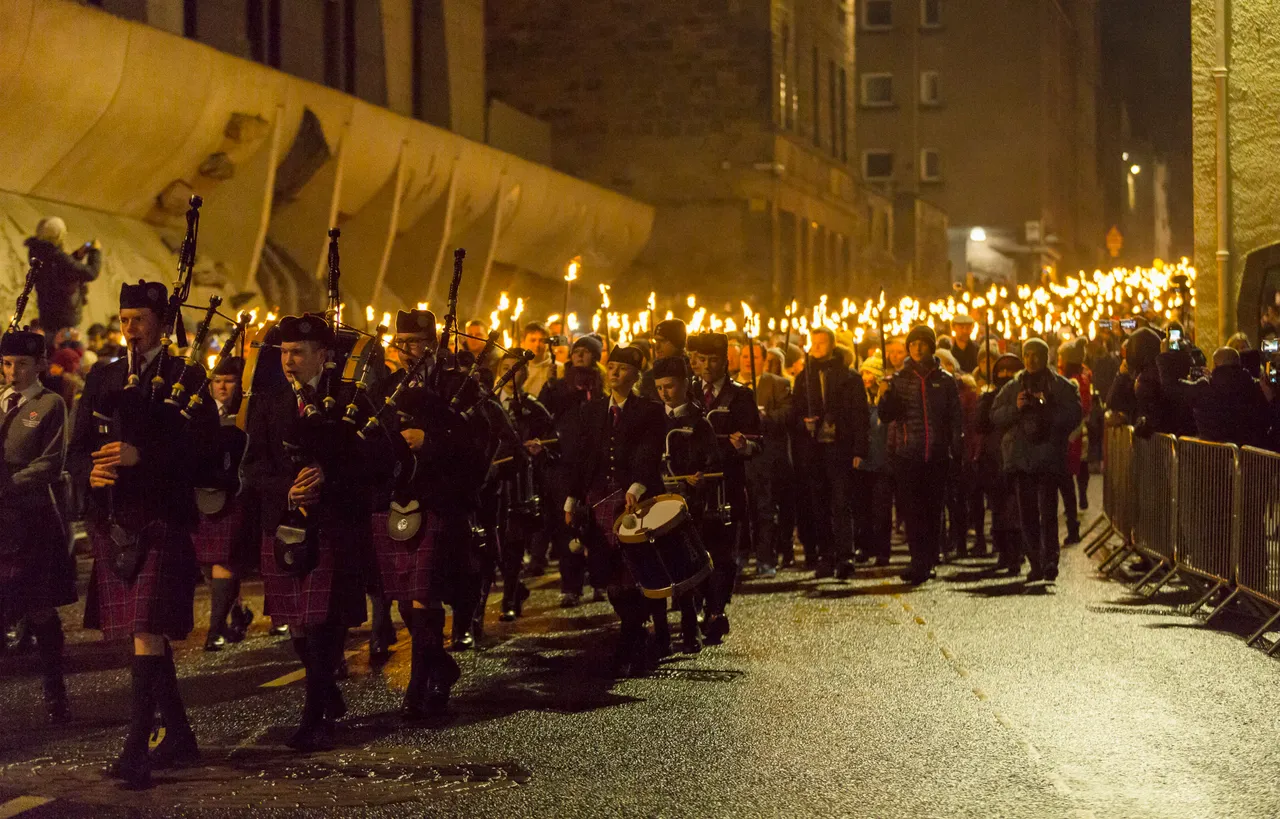 Edinburgh Torchlight Procession