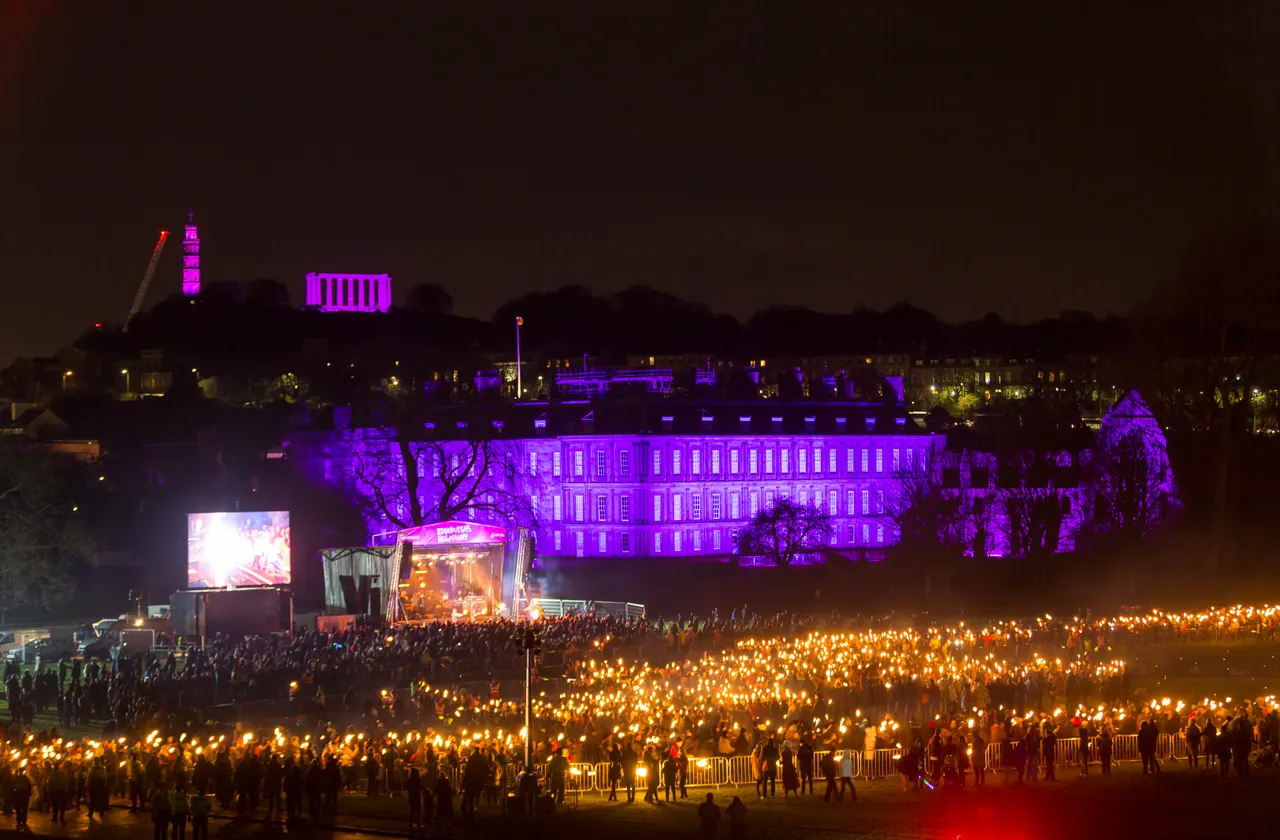 Edinburgh Torchlight Procession