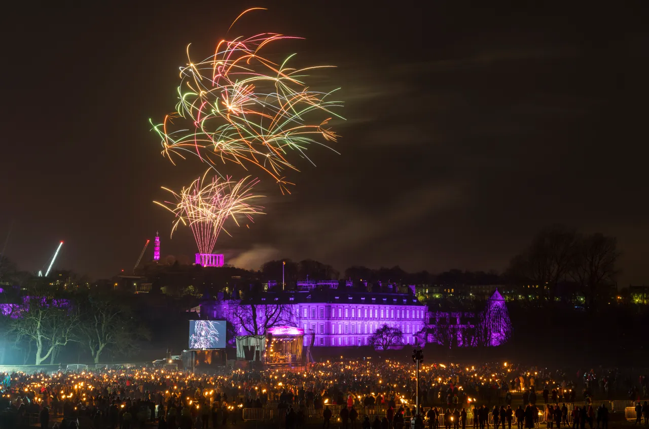 Edinburgh Torchlight Procession