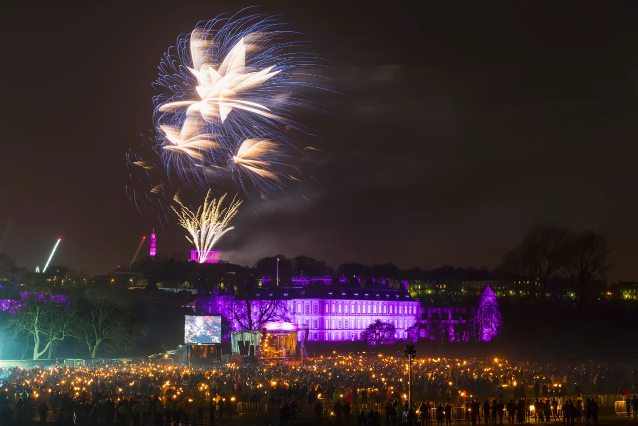 Edinburgh Torchlight Procession