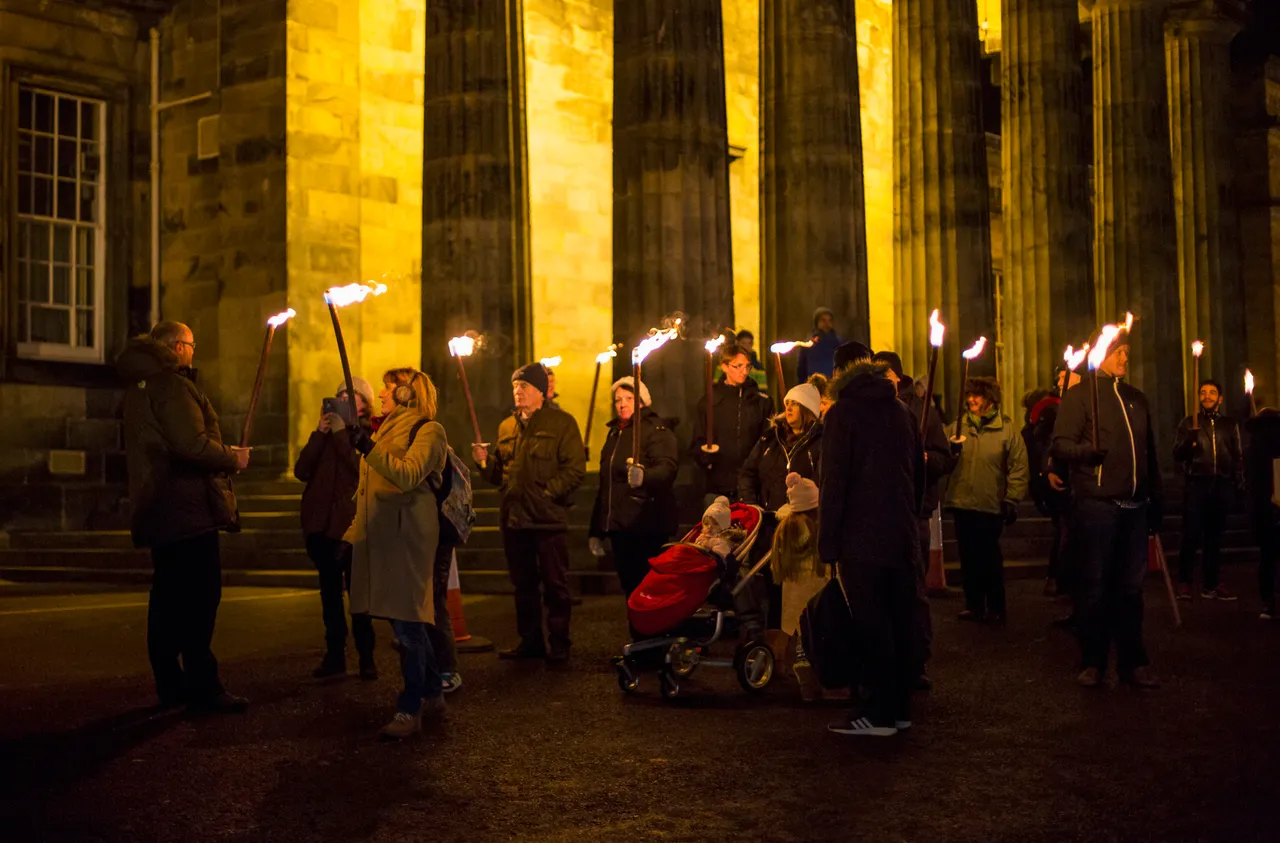 The Dundee Hooley – Torchlight Procession