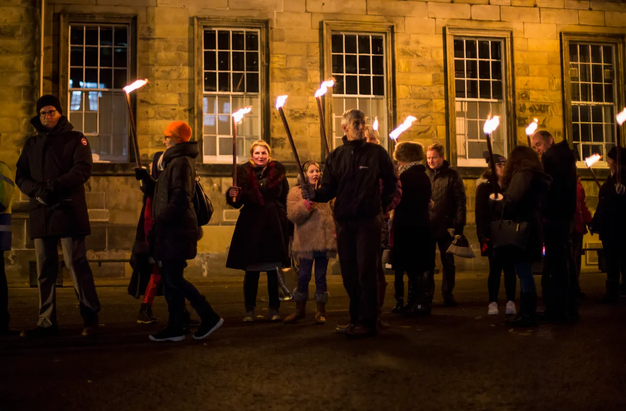 The Dundee Hooley – Torchlight Procession