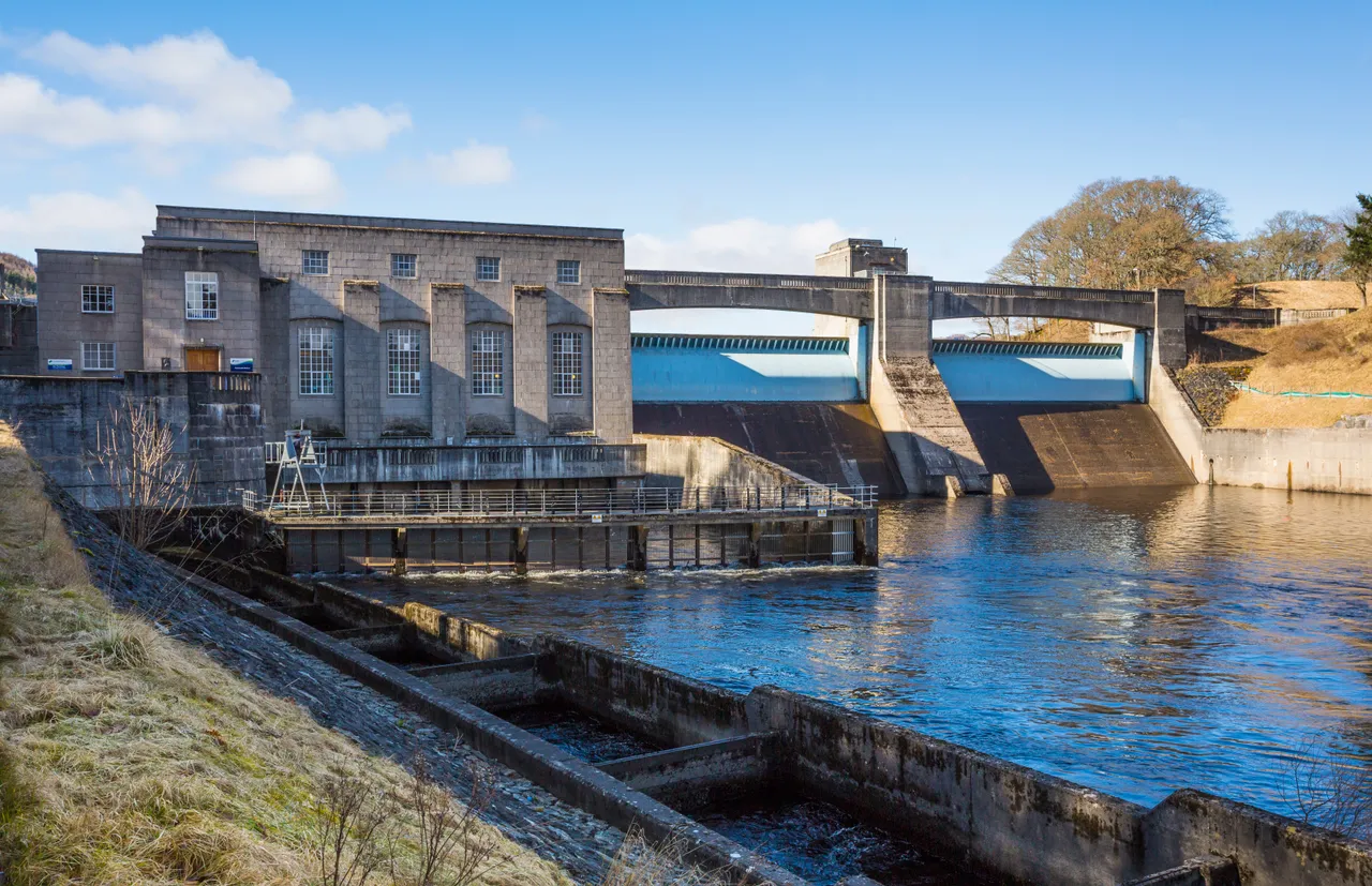 Pitlochry Dam and Fish Ladder