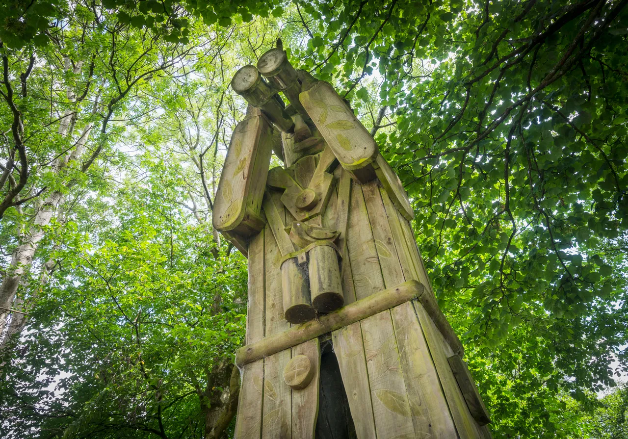 Birdwatcher Sculpture