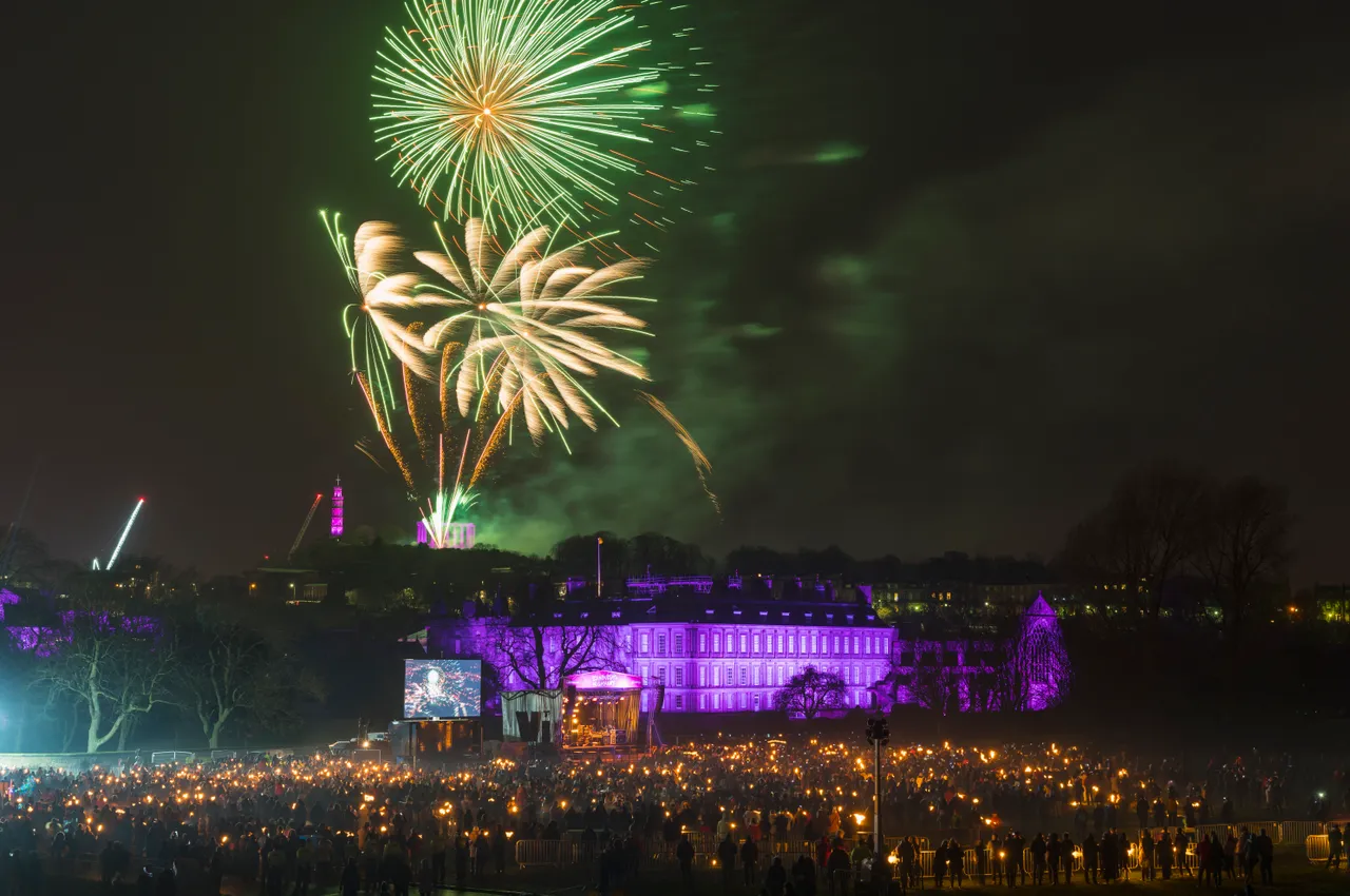 Edinburgh Torchlight Procession