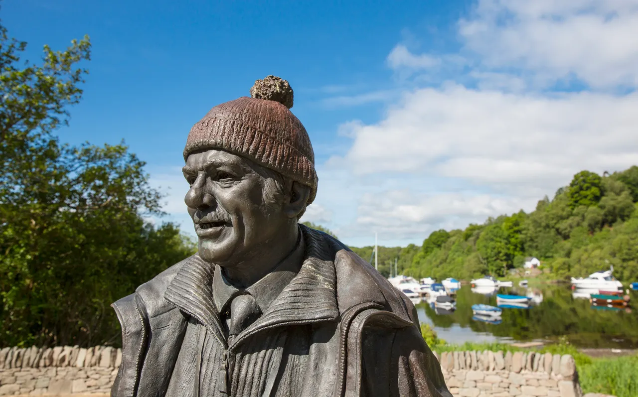 Tom Weir Statue, Balmaha