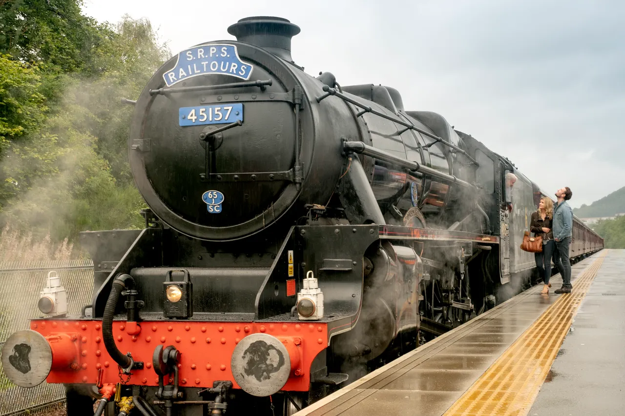 Borders Railway steam train experience