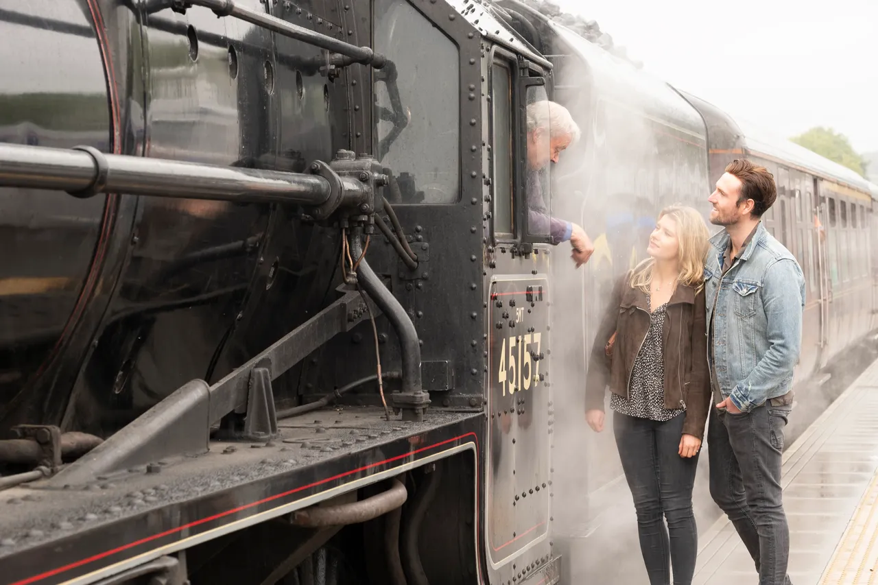 Borders Railway steam train experience
